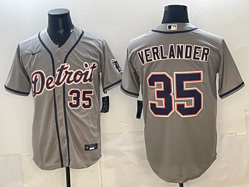 Men Detroit Tigers #35 Verlander white Game Nike MLB Jersey 2026006->detroit tigers->MLB Jersey